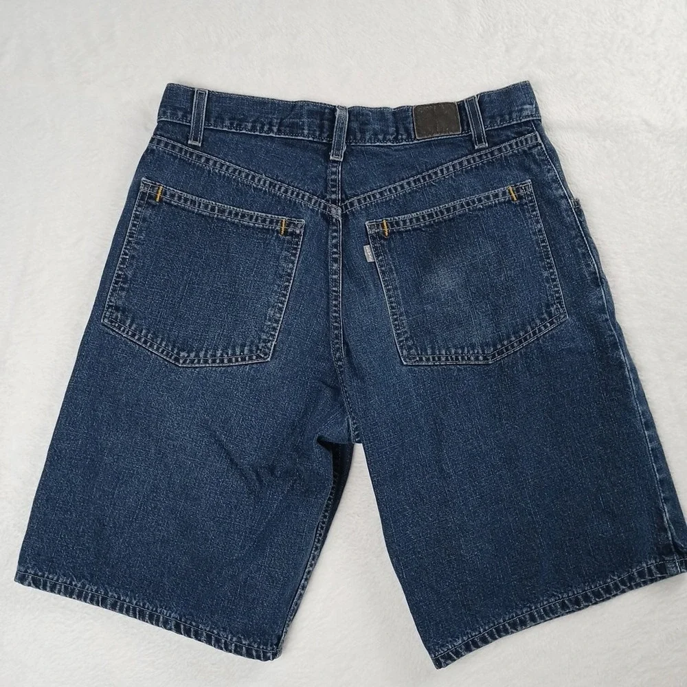Vintage Levis SilverTab Shorts Mens 32 Blue Denim‎ Loose Fit Baggy Skate 2001
